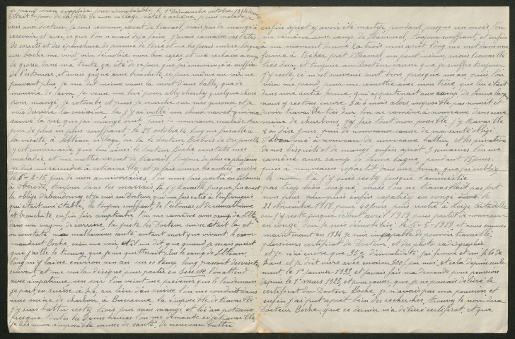 Témoignage de Didion, Léopold et correspondance avec Jacques Péricard