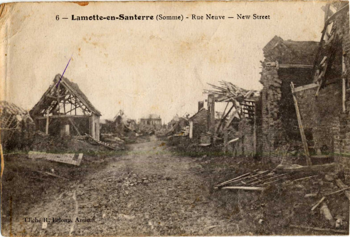 Lamotte-en-Santerre (Somme) - Rue Neuve - New Street