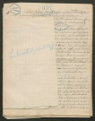 Témoignage de Salvat, Jacques Joseph François (Adjudant) et correspondance avec Jacques Péricard