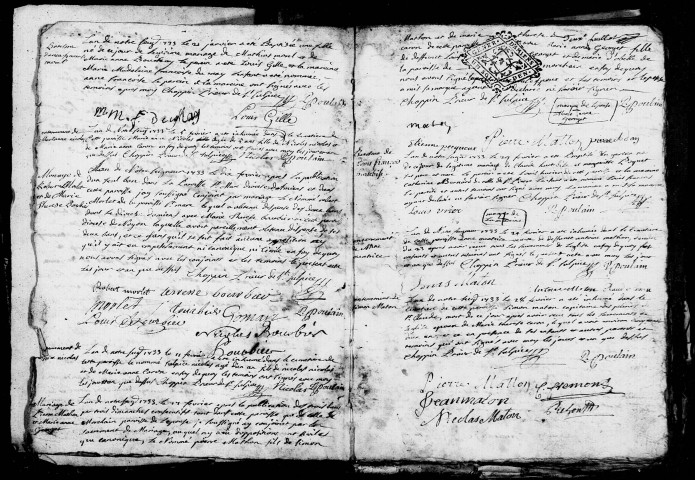 Saint-Sulpice : baptêmes, mariages, sépultures (1733-1791)