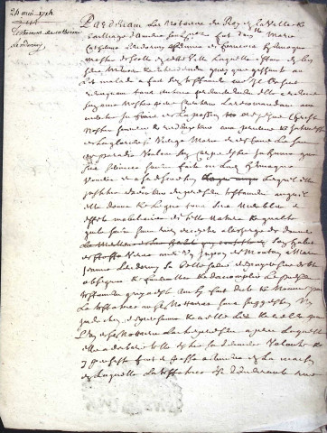 Etude de Me Antoine Debacq à Amiens (étude n°6). Minutes des années 1686-1714