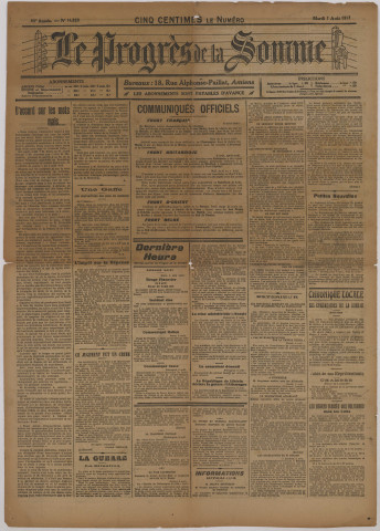 Le Progrès de la Somme n° 14329