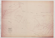 Plan du cadastre rénové - Brouchy : section D