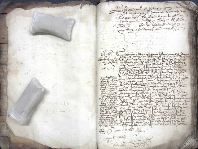 Etude de Me Jean Quignon à Amiens (étude n°22). Minutes de l'année 1592