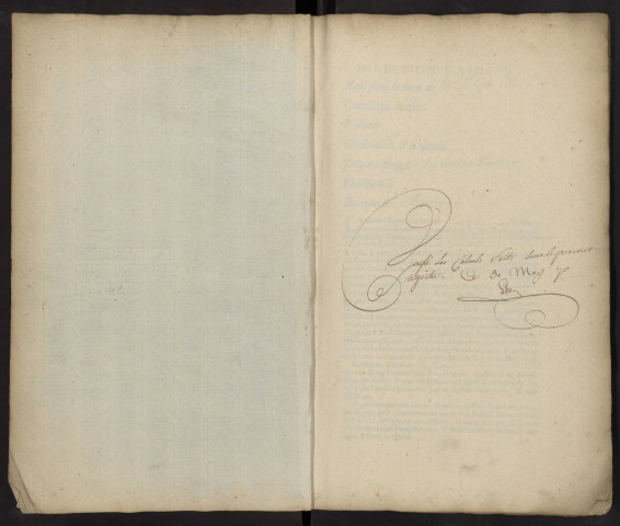 Centième denier du bureau de Chaulnes pour la période du 16 avril 1756 au 22 février 1759