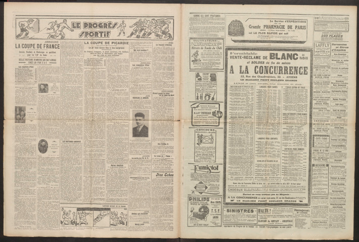 Le Progrès de la Somme, numéro 18399, 13 janvier 1930