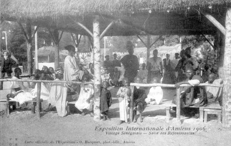 Exposition Internationale d'Amiens 1906 - Village Sénégalais - Salle des Réjouissances