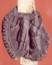 Sceau de l'abbaye de Saint-Fuscien représentant la décapitation du Saint