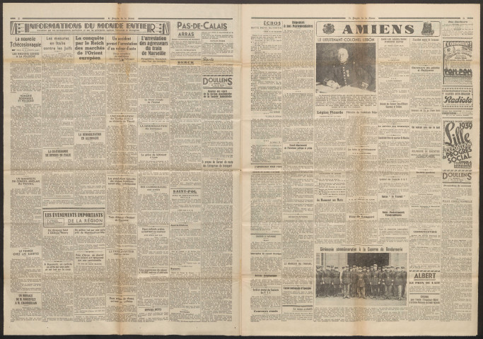 Le Progrès de la Somme, numéro 21569, 8 octobre 1938