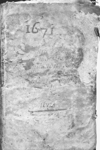 Etude de Me Jean Daiz à Amiens (étude n°22). Minutes de l'année 1671