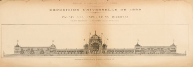 Exposition universelle de 1889 : palais des expositions diverses