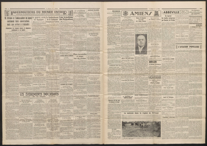 Le Progrès de la Somme, numéro 21509, 9 août 1938