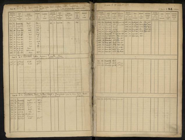 Répertoire des formalités hypothécaires, du 20/03/1879 au 03/11/1879, volume n° 138 (Conservation des hypothèques de Doullens)