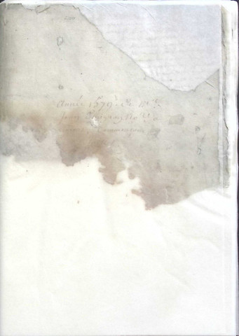 Etude de Me Jean Quignon à Amiens (étude n°22). Minutes de l'année 1579