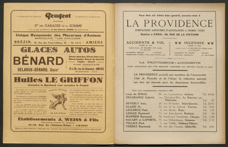 L'Automobile au Pays Picard. Revue mensuelle de l'Automobile-Club de Picardie et de l'Aisne, 320, mai 1938