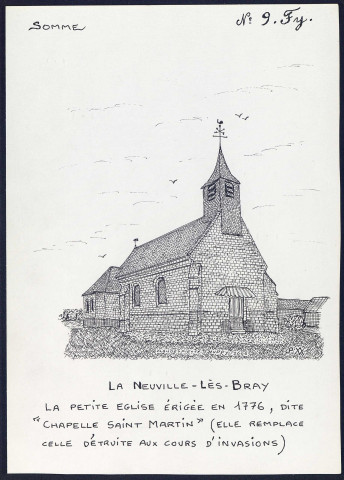 La Neuville-lès-Bray : petite église - (Reproduction interdite sans autorisation - © Claude Piette)