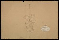 Plan du cadastre napoléonien - Lachapelle : tableau d'assemblage