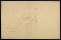 Plan du cadastre napoléonien - Vaux-Marquenneville : Marquenneville, A2 (développement de A1)