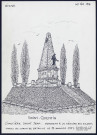 Saint-Quentin (Aisne) : cimetière Saint-Jean, monument commémoratif pour les soldats morts au champs de bataille en 1871 - (Reproduction interdite sans autorisation - © Claude Piette)