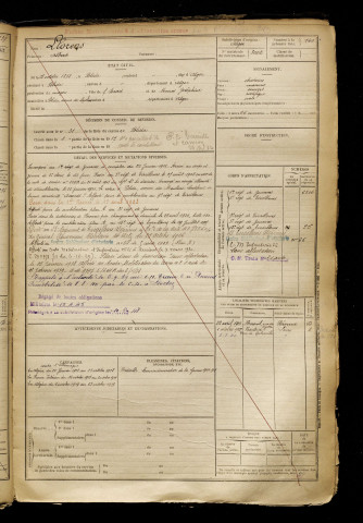 Llorens, Albert, né le 28 octobre 1898 à Alger (Algérie), classe 1918, matricule n° 3002, Bureau de recrutement de Péronne