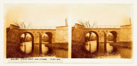 Amiens (Somme). Vieux pont sur l'Âvre