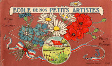 Ecole de nos petit artistes. Album à colorier - Fleurs et paysages