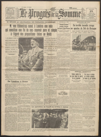Le Progrès de la Somme, numéro 20650, 25 mars 1936