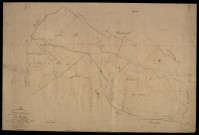 Plan du cadastre napoléonien - Avelesges : tableau d'assemblage