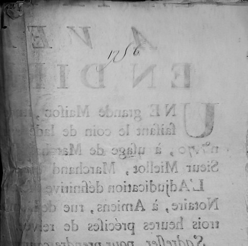 Etude de Me François Henin à Amiens (étude n°3). Minutes de l'année 1756