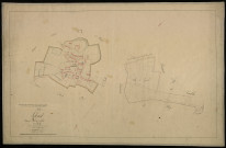Plan du cadastre napoléonien - Maurepas (Leforest) : Chef-lieu (Le), A2 et partie détachée de A1