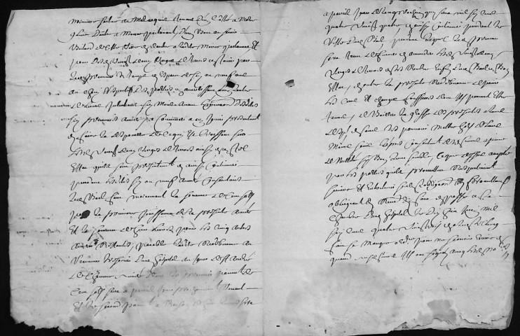 Etude de Me Philippe Caron à Amiens (étude n°1). Minutes de l'année 1683