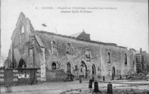 Chapelle de l'Orphelinat incendiée (vue extérieure) - Ancienne Eglise St-Etienne