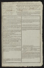 État nominatif des citoyens qui ont le droit de voter. Élections communales de l'an 9 : Gauville
