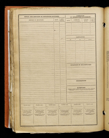 Grenet, Ernest Vincent Albert, né le 19 juillet 1897 à Aumont (Somme), classe 1917, matricule n° 183, Bureau de recrutement d'Amiens