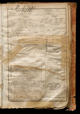 Pocholle, Jules Augustin, né le 31 mai 1872 à Quend (Somme), classe 1892, matricule n° 437, Bureau de recrutement d'Abbeville