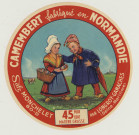 Camembert fabriqué en Normandie. SARL Monchelet (Somme). Gare Longroy-Gamaches (Seine-Maritime)