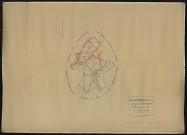 Plan du cadastre rénové - Vaux-Marquenneville : tableau d'assemblage (TA)