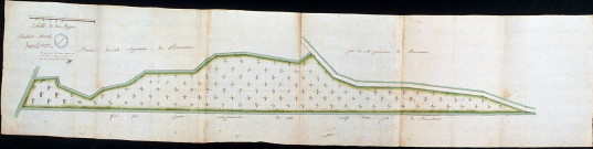 Plan de tourbage des marais situés entre Renancourt et La Hotoie