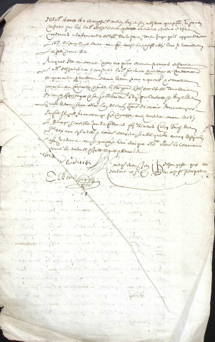 Etude de Me Jean Duval à Amiens (étude n°8). Minutes de l'année 1665