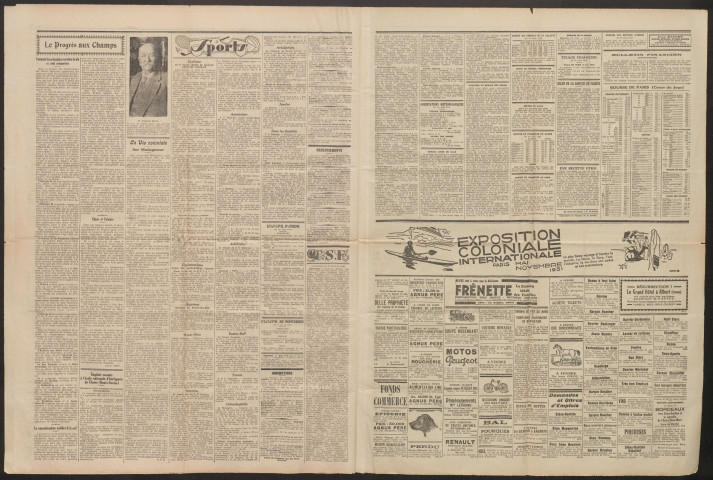 Le Progrès de la Somme, numéro 18984, 21 août 1931