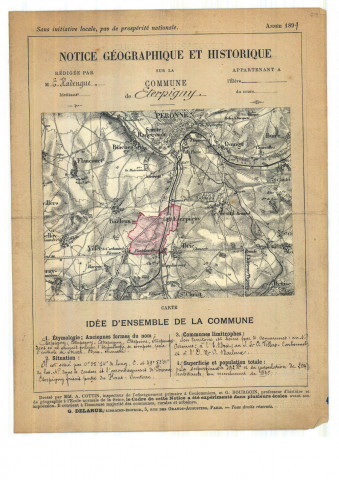 Eterpigny : notice historique et géographique sur la commune