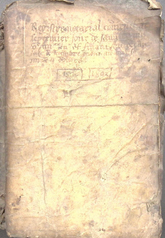 Etude de Me Jean Quignon à Amiens (étude n°22). Minutes de l'année 1592