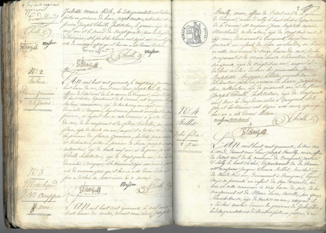 Domqueur : naissances (1840-1842)