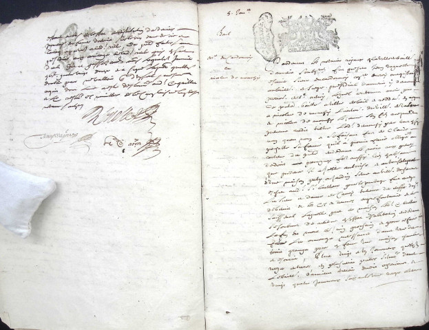 Etude de Me François Lecaron à Amiens (étude n°11). Minutes de l'année 1692