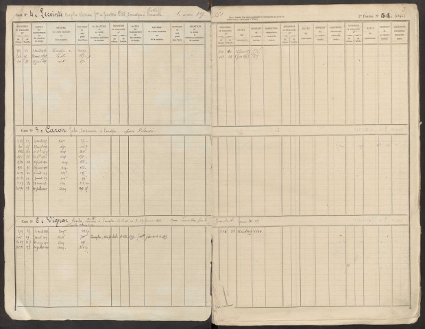 Répertoire des formalités hypothécaires, du 01/04/1893 au 13/11/1893, volume n° 161 (Conservation des hypothèques de Doullens)