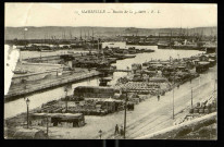 Carte postale intitulée "Marseille. Bassin de la Juliette". Correspondance de Raymond Paillart à ses parents