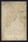 Plainte de Samuel Georges, pasteur résidant à Amiens contre des vexations intervenues à Wargnies (22 mai 1672)