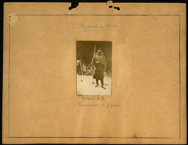 Album photographique du soldat E. Brincourt durant la guerre 1914-1918