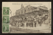 PERONNE (SOMME) 1919. LA GARE INTERIEURE. INSIDE OF THE STATION