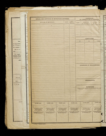 Dubrulle, Fernand Georges Pierre, né le 31 décembre 1889 à Amiens (Somme), classe 1909, matricule n° 1218, Bureau de recrutement d'Amiens